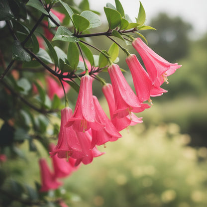 Lapageria Rosea Flower Seeds – Exotic Chilean Bell Vine for Elegant Gardens