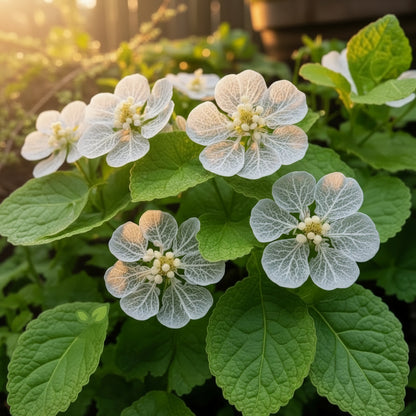 Skeleton Flower Seeds – Diphylleia grayi (Transparent “Glass-Petal” Shade Flower)