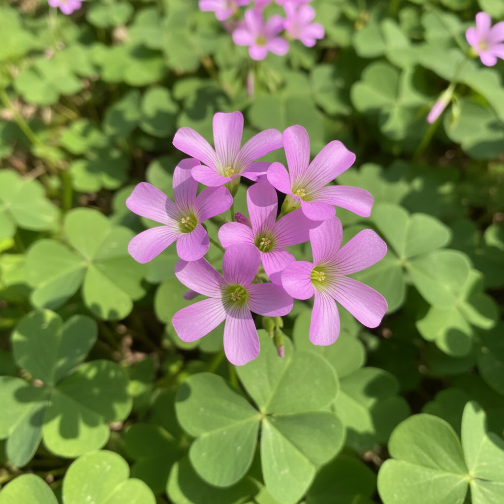 Pink Wood Sorrel Seeds (Oxalis debilis) – Low Growing Perennial Ornamental