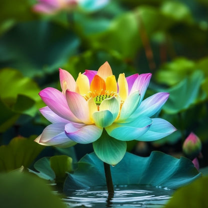 Rainbow Bowl Lotus Aquatic Flower Seeds