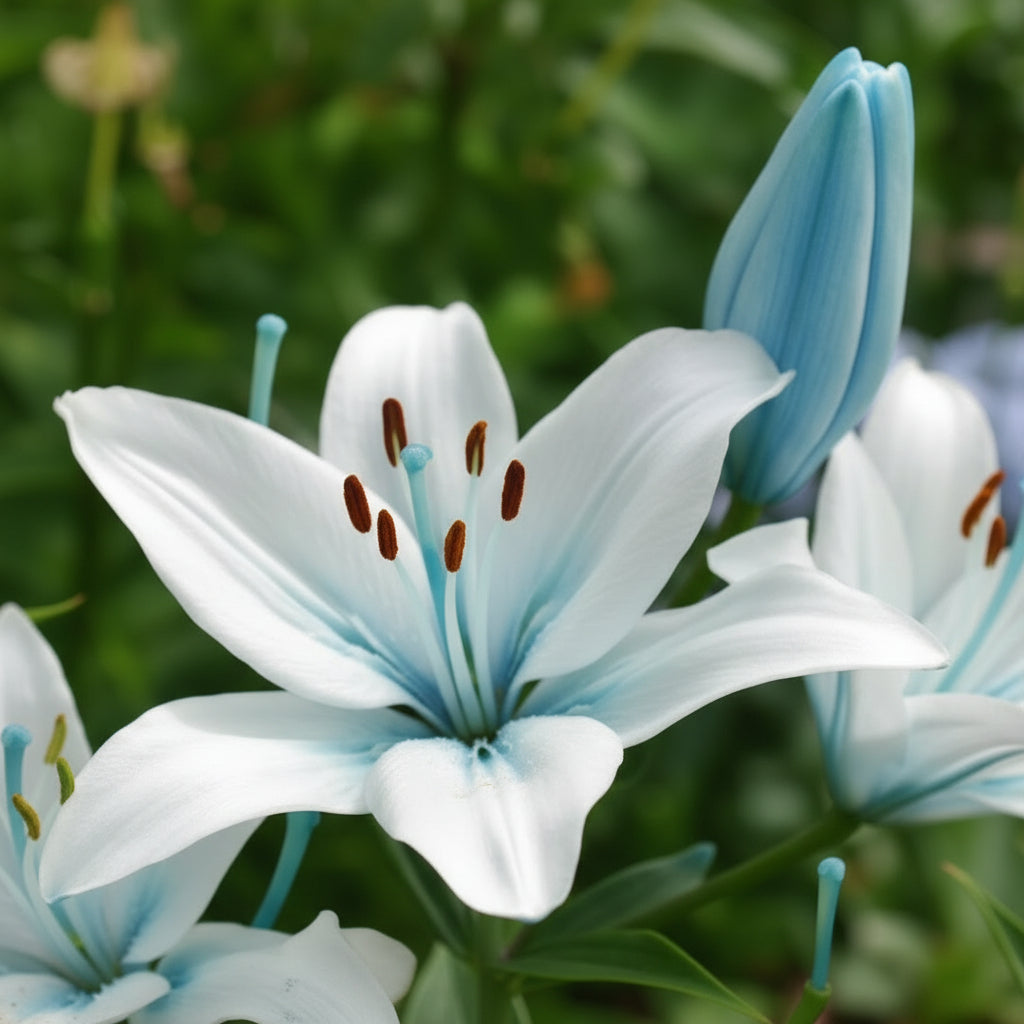 Rare Exotic Blue Heart Lily Seeds – Unique Perennial Garden Flower