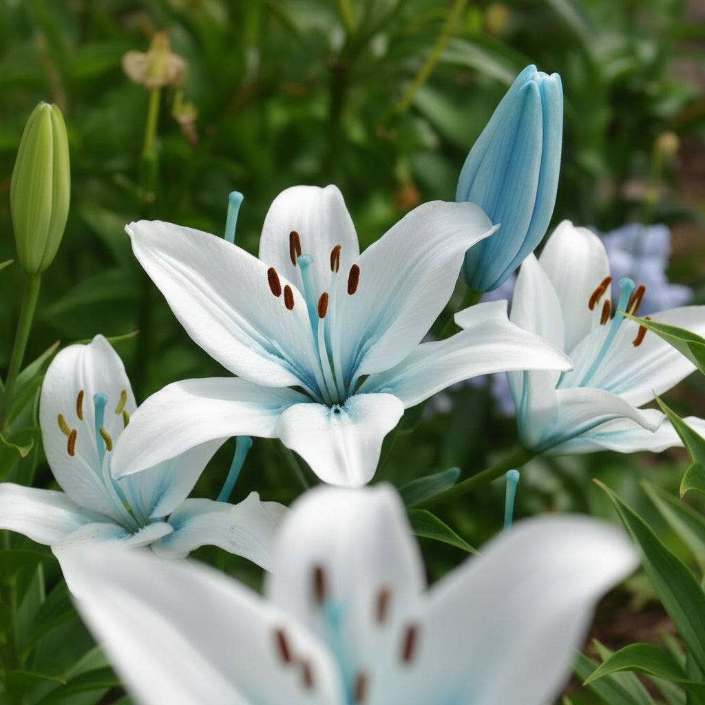 Rare Exotic Blue Heart Lily Seeds – Unique Perennial Garden Flower