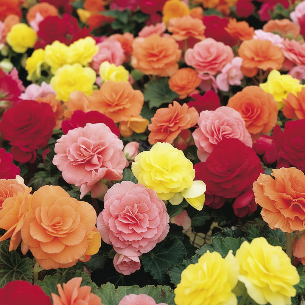 Begonia Tuberous Non-Stop Mocca F1 Mixed Flower Seeds