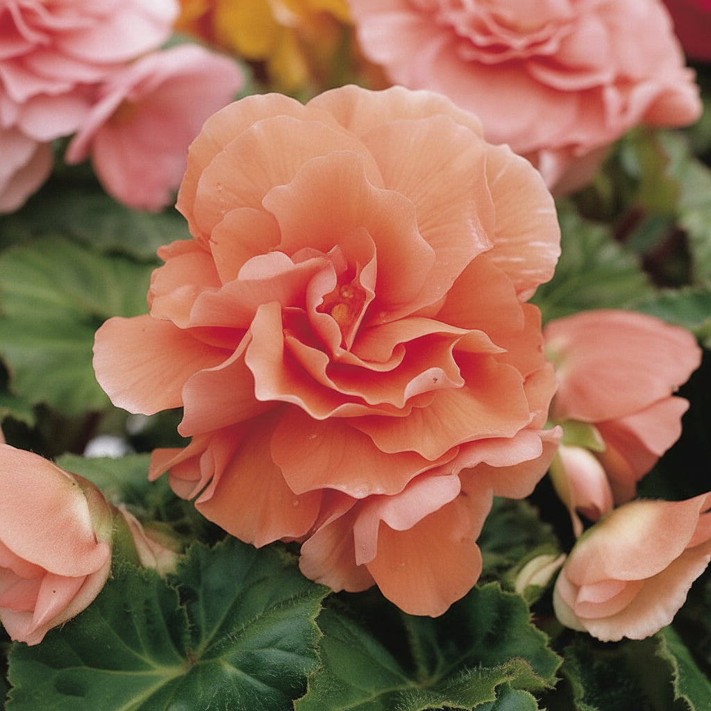 Begonia Tuberous Non-Stop Mocca F1 Mixed Flower Seeds