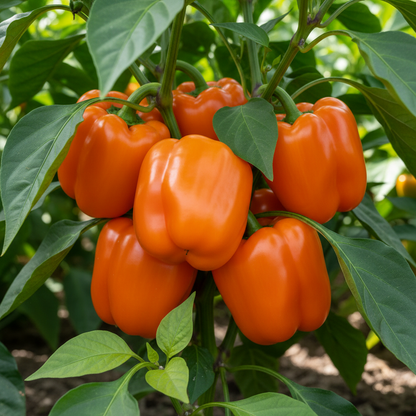 Pepper Habanero Orange Seeds – Extremely Hot Chili Seeds for Home Gardening
