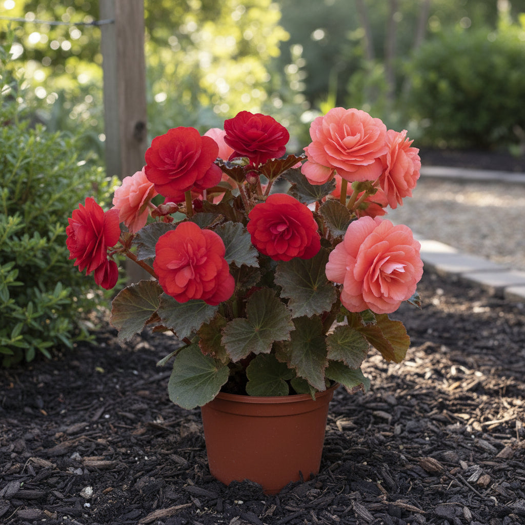 Begonia Tuberous Non-Stop Mocca F1 Mixed Flower Seeds