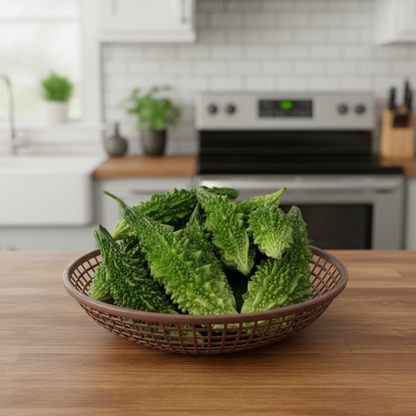 Indian Magara F1 Bitter Melon Seeds – High-Yield Climbing Gourd Seeds for Home Garden