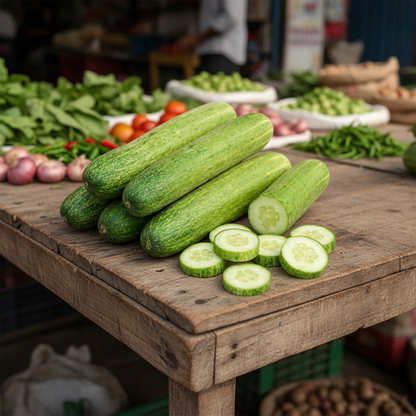 Cucumber Carmen F1 Hybrid Vegetable Seeds – Premium High-Yield Cucumbers for Home Garden