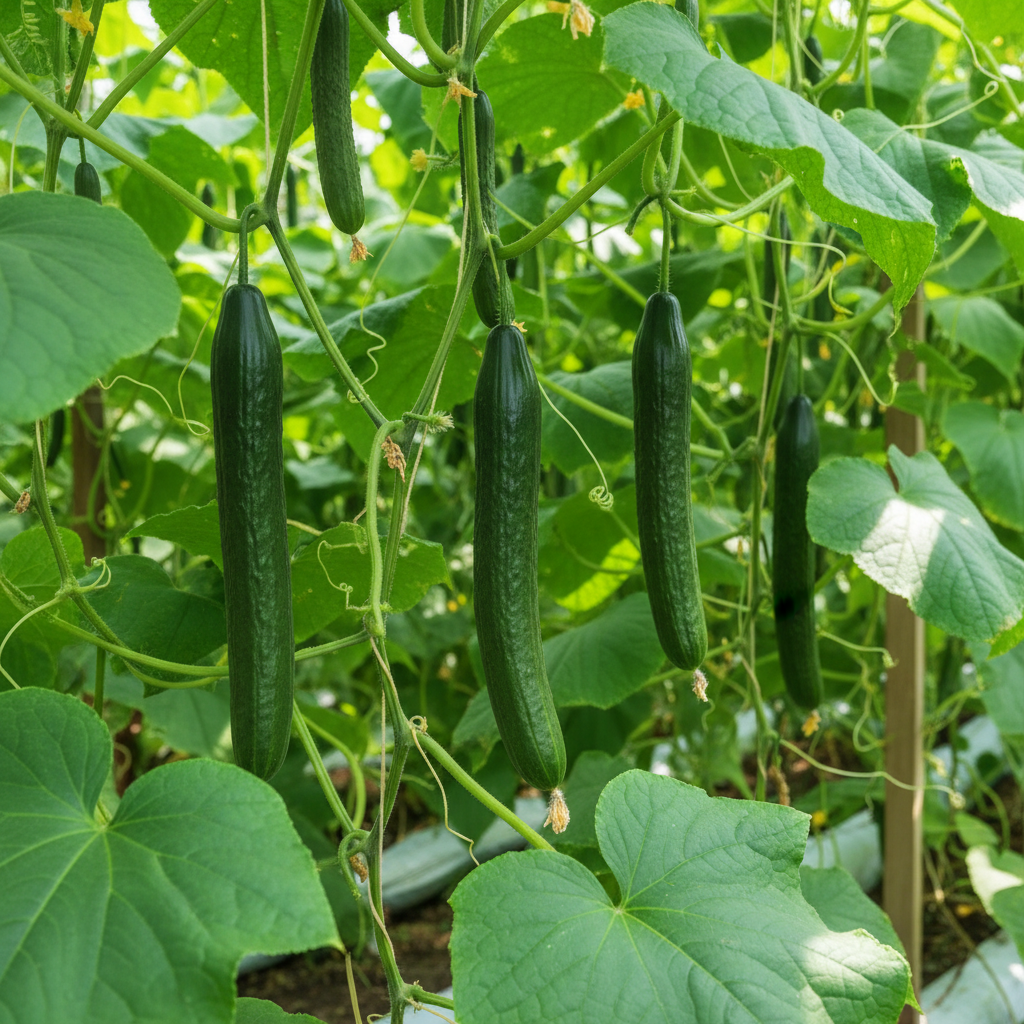 Cucumber Carmen F1 Hybrid Vegetable Seeds – Premium High-Yield Cucumbers for Home Garden