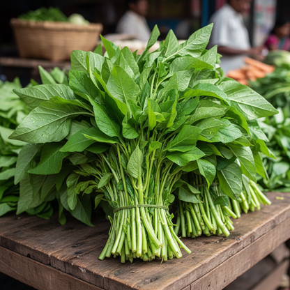 Jamaican Callaloo (Green Amaranth) Seeds – Premium Non-GMO Leafy Vegetable Seeds