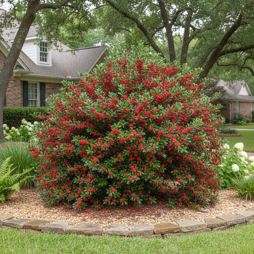 Yaupon Holly Seeds (Ilex vomitoria) – Evergreen Shrub with Ornamental Berries