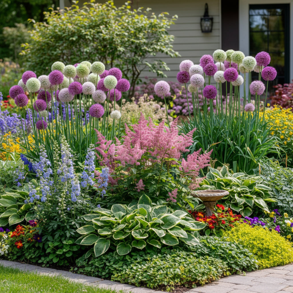 Mix Giant Allium Giganteum Flower Seeds – Stunning Perennial Blooms