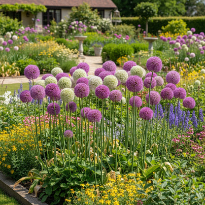Mix Giant Allium Giganteum Flower Seeds – Stunning Perennial Blooms