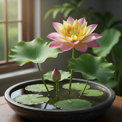 Rainbow Bowl Lotus Aquatic Flower Seeds