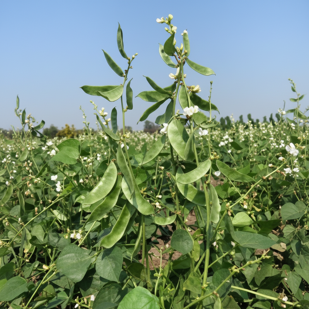 Dolichos Bush (Chettu Chikkudu) Vegetable Seeds – Fast-Growing, Nutritious & Ideal for Home Gardens