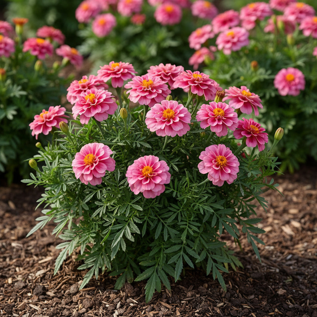 Pink Color French Marigold Seeds – Bright Annual Flower