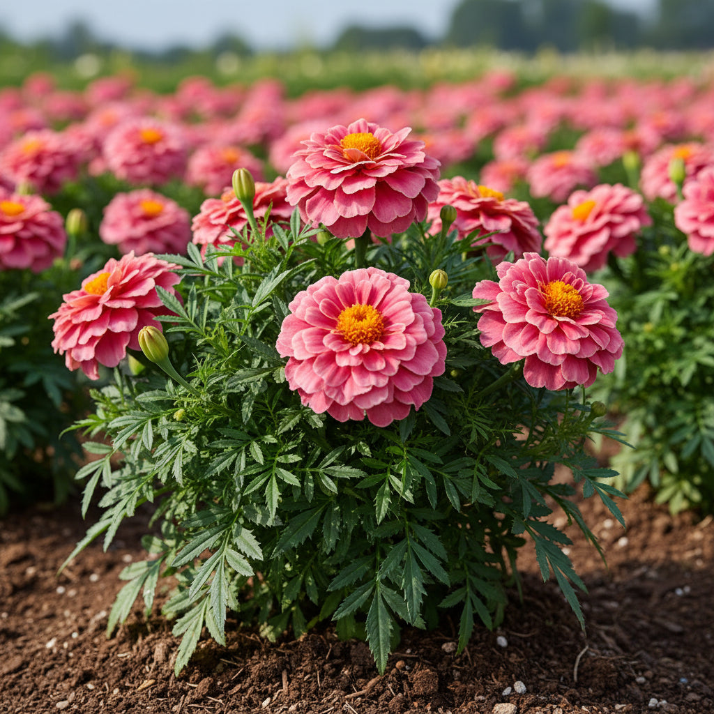 Pink Color French Marigold Seeds – Bright Annual Flower