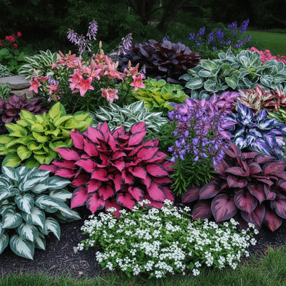 Mixed Hosta Lily Flower Seeds – Perennial Shade-Loving Ground Cover