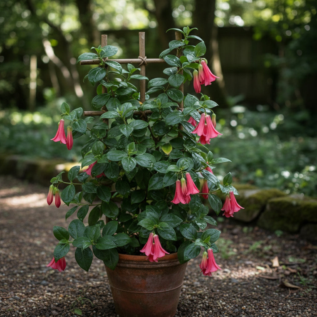 Lapageria Rosea Flower Seeds – Exotic Chilean Bell Vine for Elegant Gardens