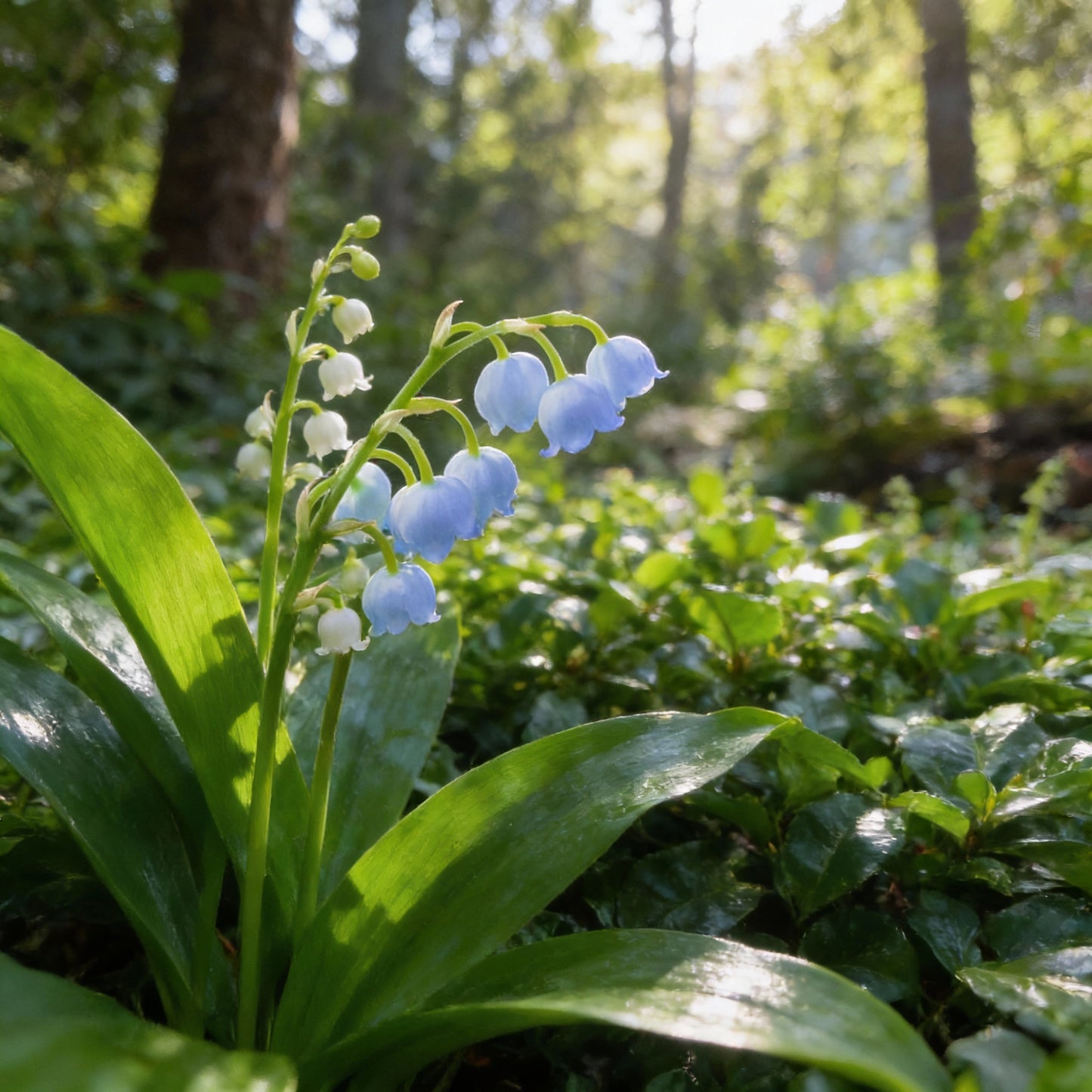 Blue Lily of the Valley Flower Seeds – Rare Elegant Perennial Blooms
