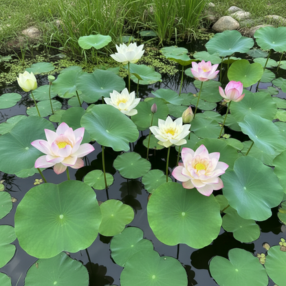 Lotus Mix Flower Seeds – All Mixed Colors Sacred Aquatic Blooms
