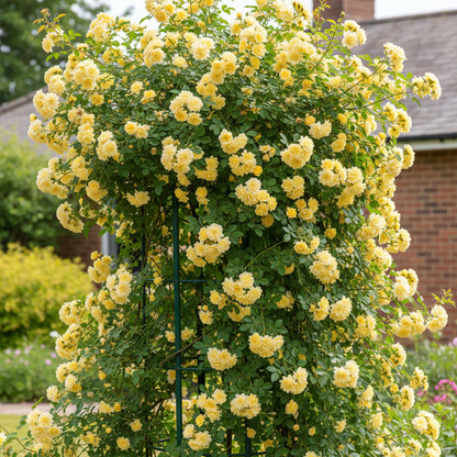 Rosa Banksiae Flower Seeds – Lady Banks Yellow Climbing Rose Seeds