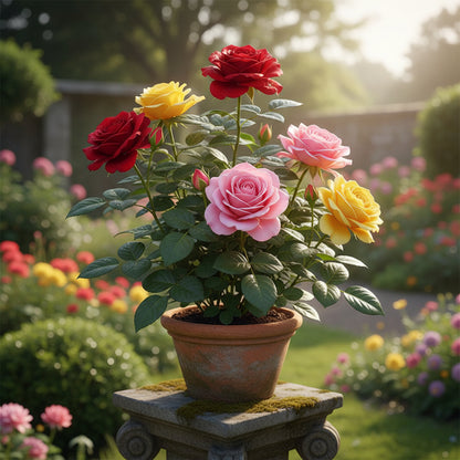 Mixed Rose Seeds for Planting – Vibrant Blooms for Home Garden (50 Seeds)