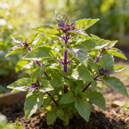 Thai Basil Seeds – Aromatic Culinary Herb for Home Gardens
