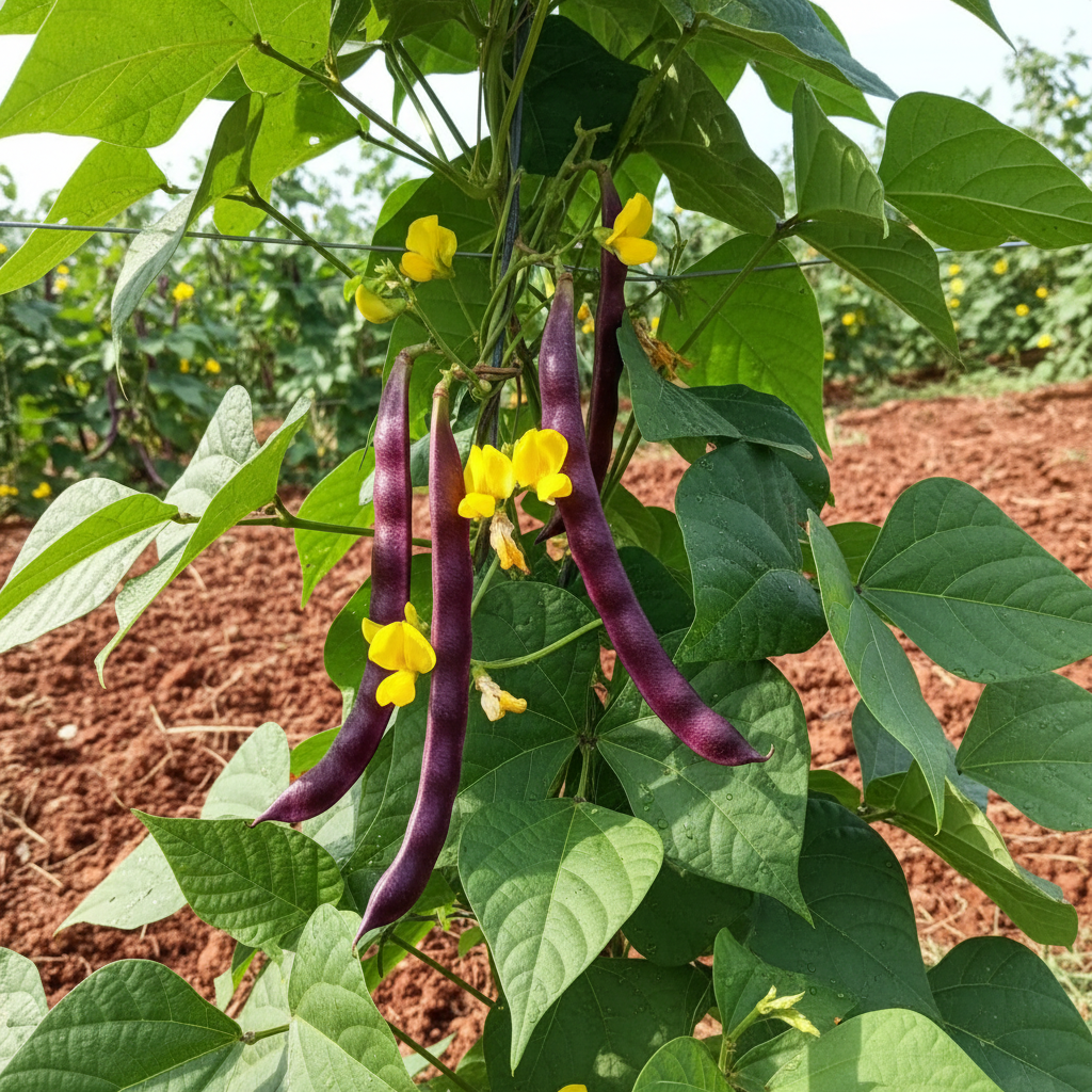 Purple Winged Bean Seeds – Exotic, Nutrient-Rich Climbing Bean for Tropical Gardens