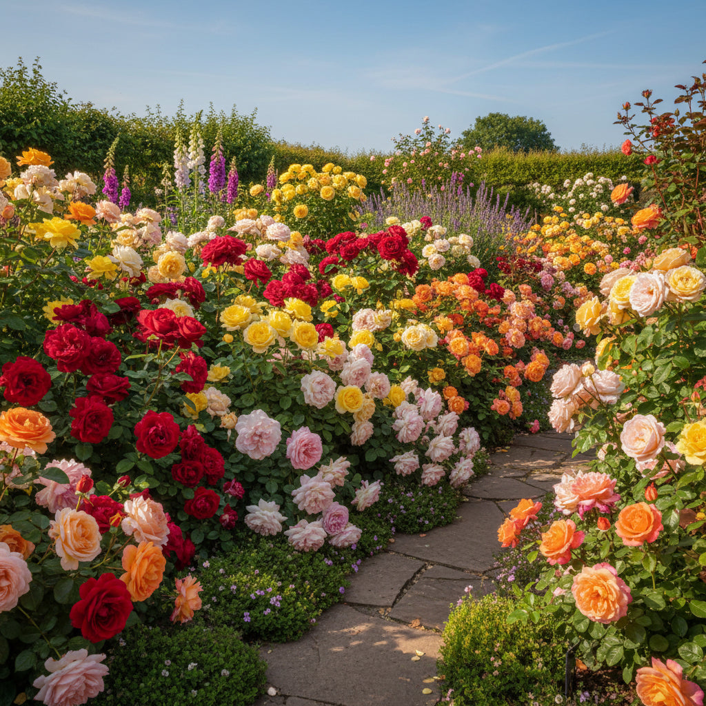 Hybrid All-Season Mixed Rose Flower Seeds – Spectacular Year-Round Blooms