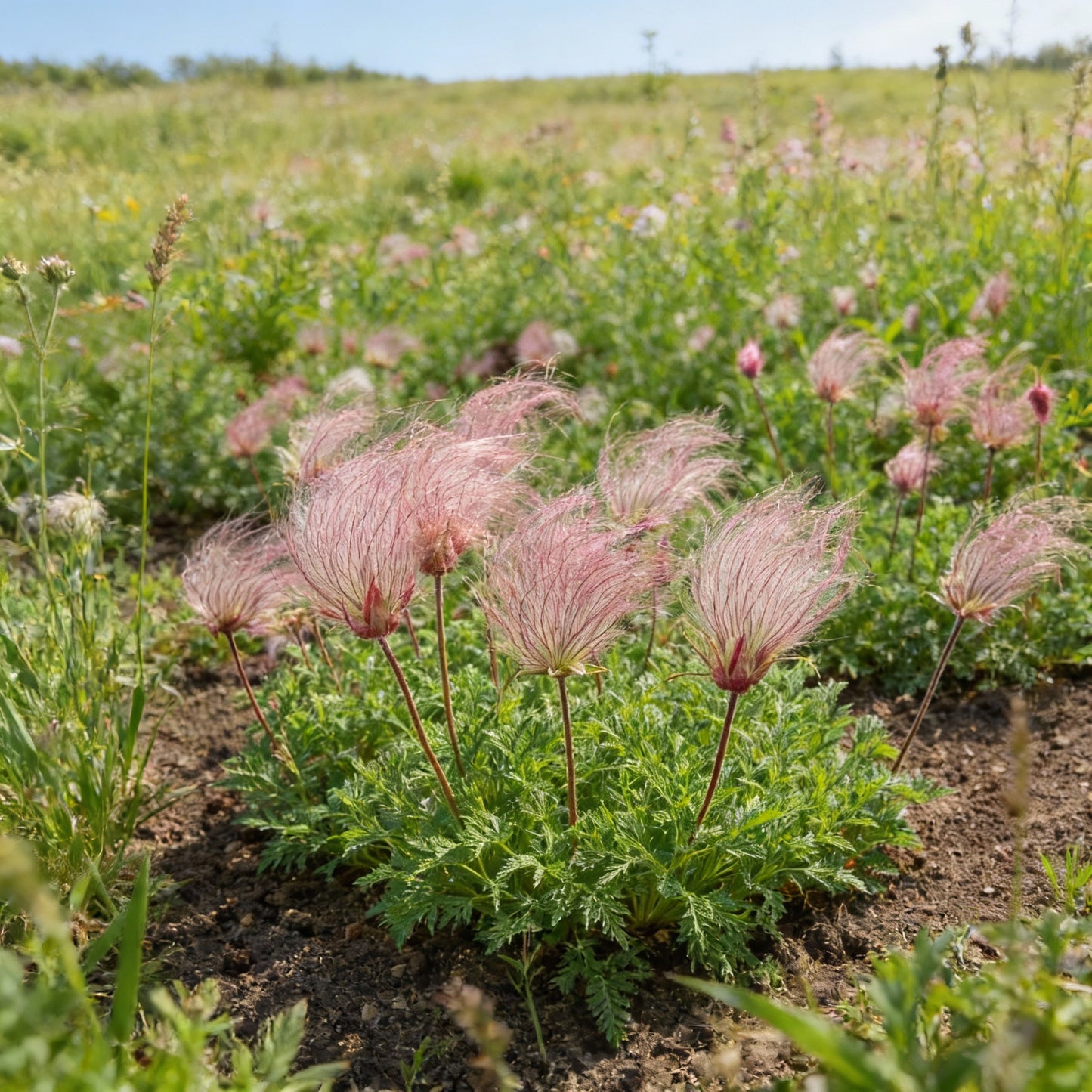 Prairie Flower Seeds (Prairie Smoke) – Fragrant Perennial Wildflower