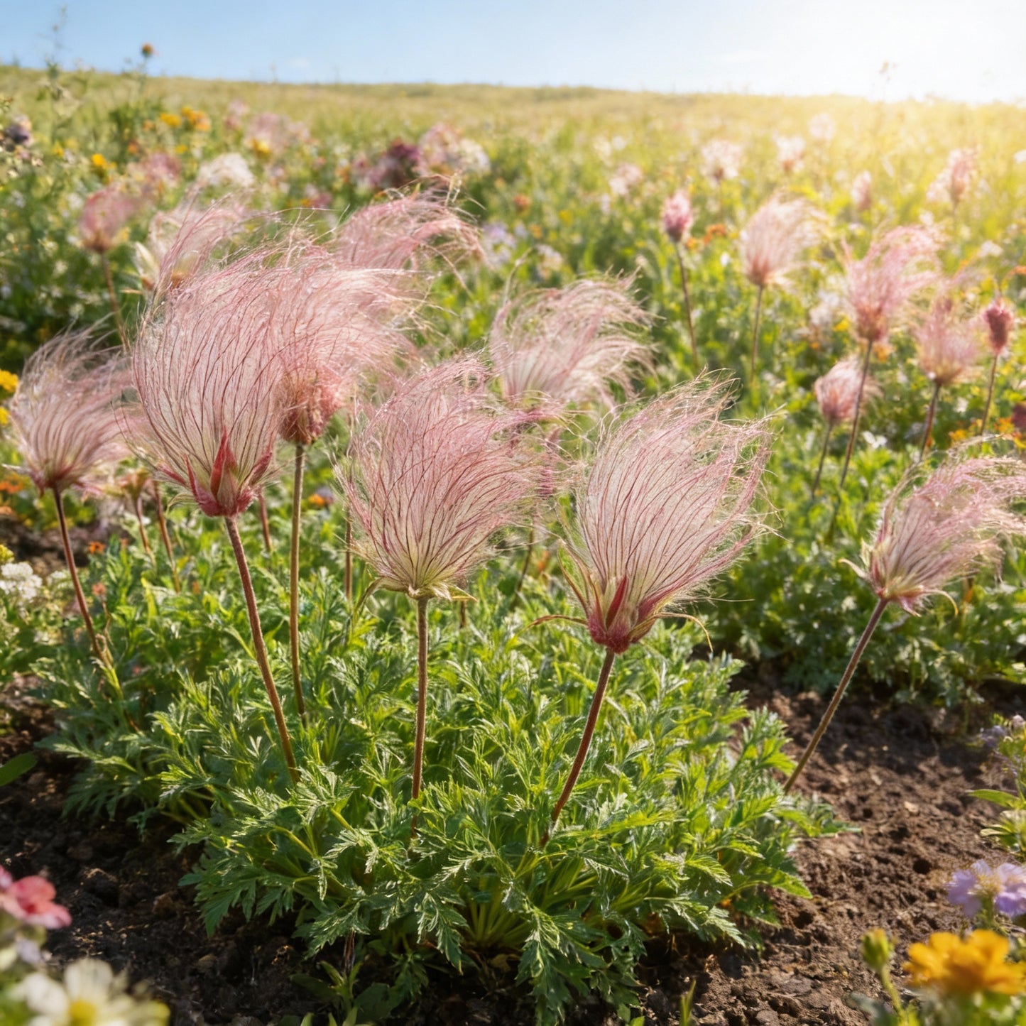 Prairie Flower Seeds (Prairie Smoke) – Fragrant Perennial Wildflower