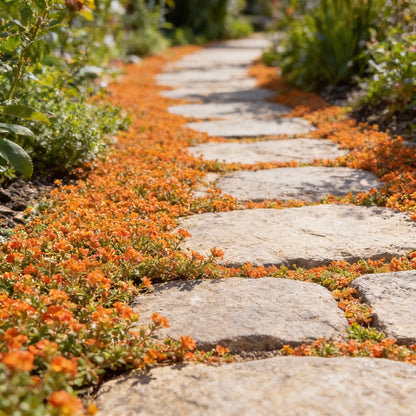Orange Creeping Thyme Seeds – Fragrant Perennial Ground Cover Plant