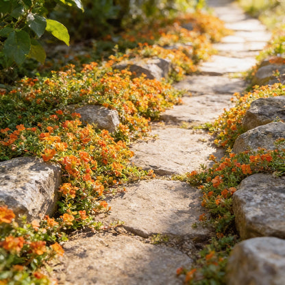 Orange Creeping Thyme Seeds – Fragrant Perennial Ground Cover Plant