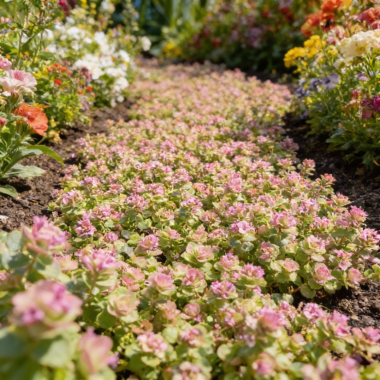Ornamental Oregano Flower Seeds – Decorative Ground Cover with Pink Blooms