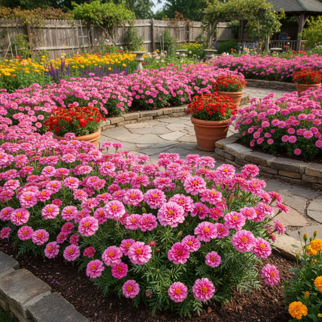 Pink Color French Marigold Seeds – Bright Annual Flower
