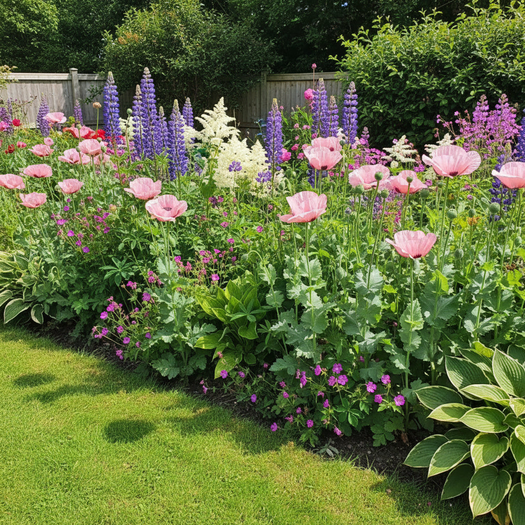 Pink Oriental Poppy Seeds – Herbaceous Perennial with Large Bright Blooms