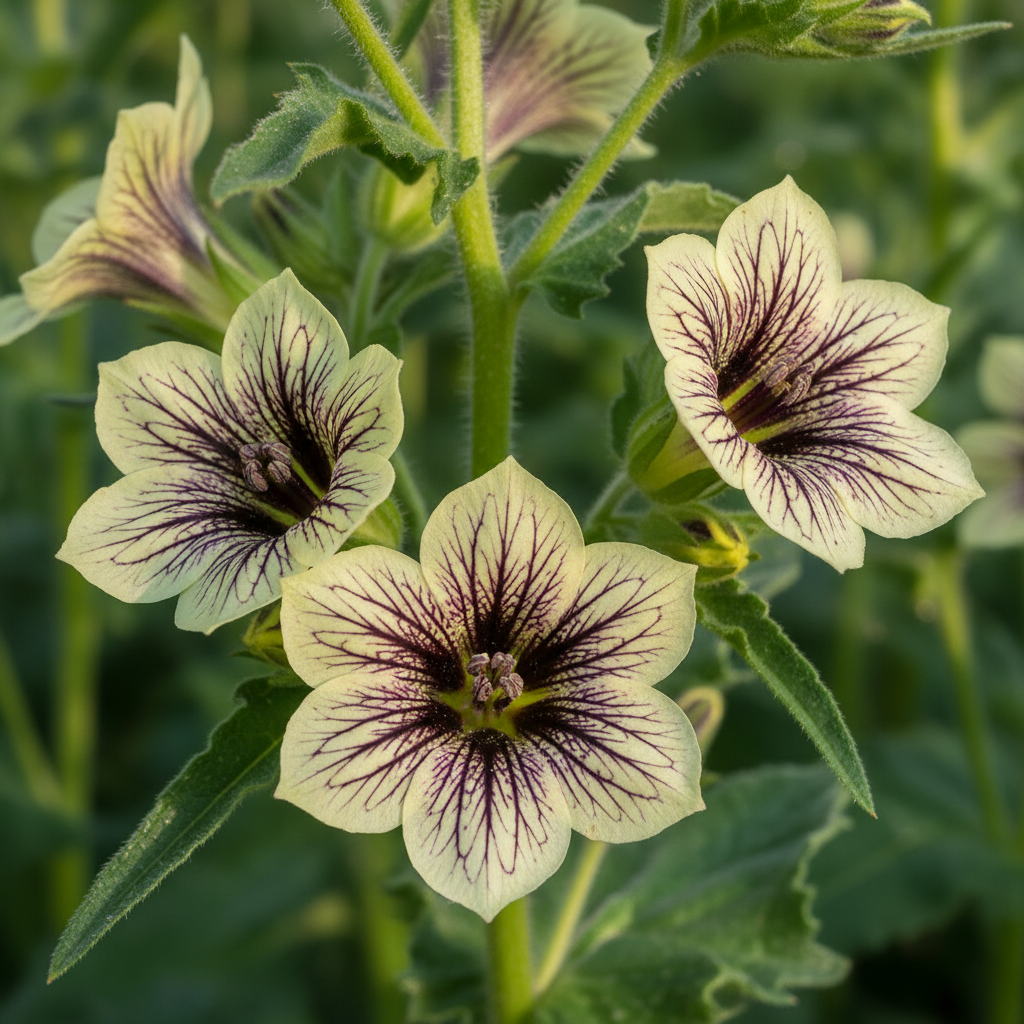 Hyoscyamus Niger (Black Henbane) Flower Seeds – Exotic & Rare Ornamental Plant