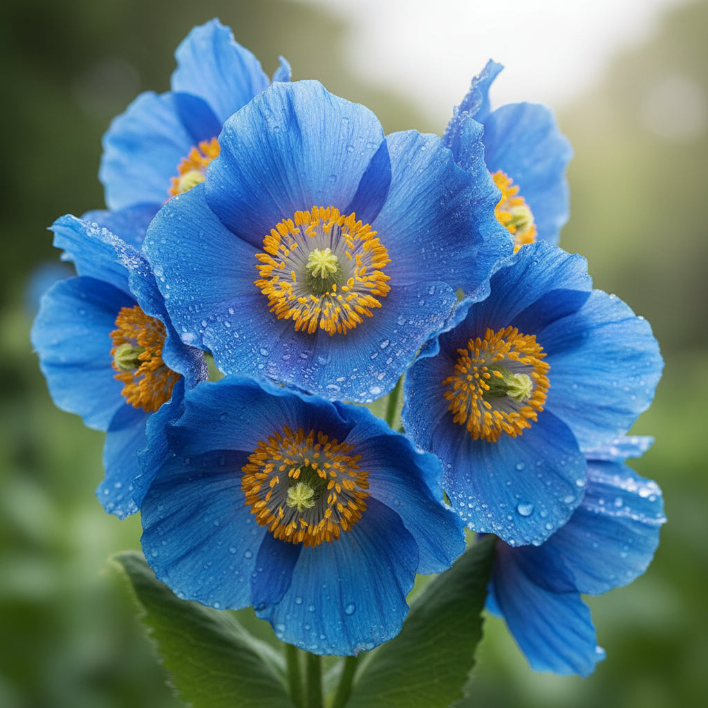 Himalayan Blue Poppy Seeds (Meconopsis betonicifolia) – Exotic Vivid Blue Perennial Flowers