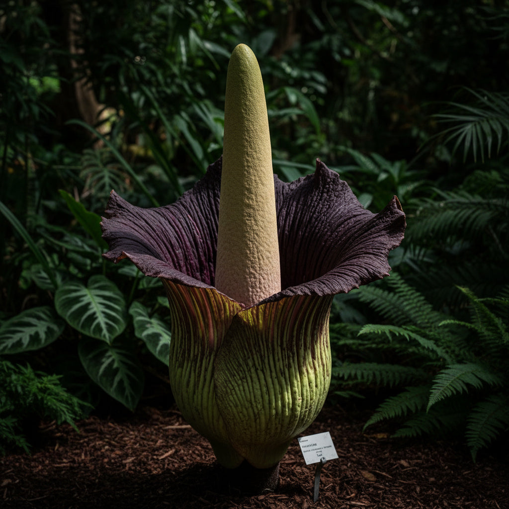 Exotic Purple Corpse Titan Arum Flower Seeds (35 PCS)