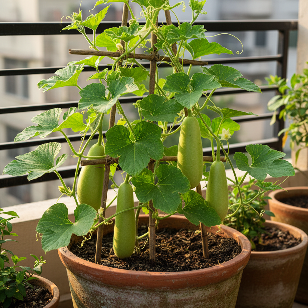 Green Bottle Gourd Seeds for Planting & Home Gardening – Premium Quality Seeds