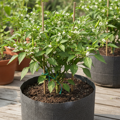 Red Manzano Chili Pepper Seeds (Capsicum pubescens) for Home Gardening