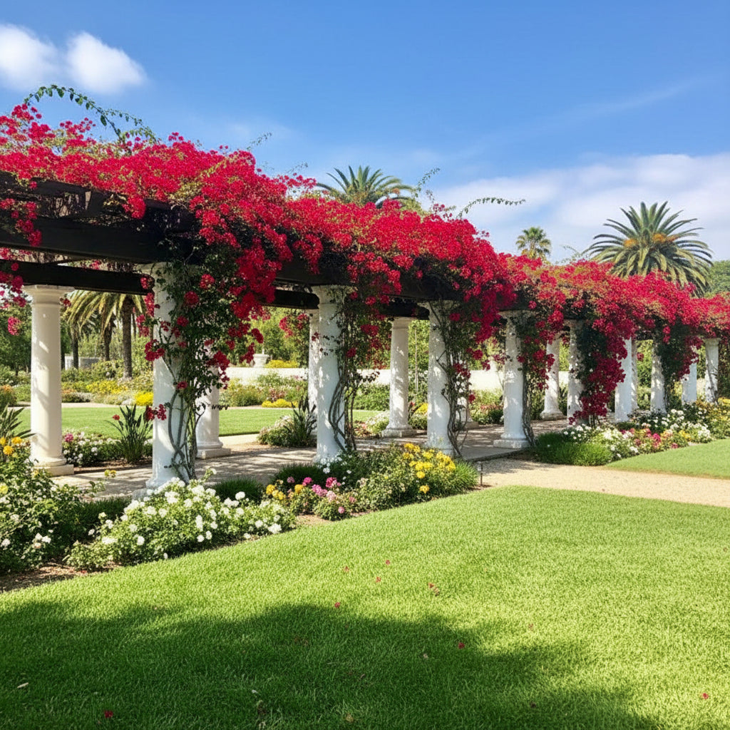 Red Bougainvillea Flower Seeds – Vibrant Climbing Blooms for Gardens