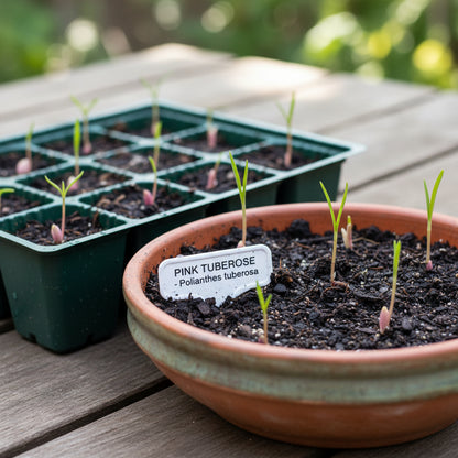Pink Tuberose Flower Seeds (Polianthes tuberosa) – Fragrant Perennial Cut Flowers