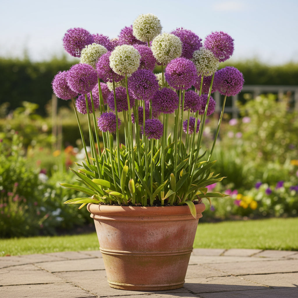 Mix Giant Allium Giganteum Flower Seeds – Stunning Perennial Blooms