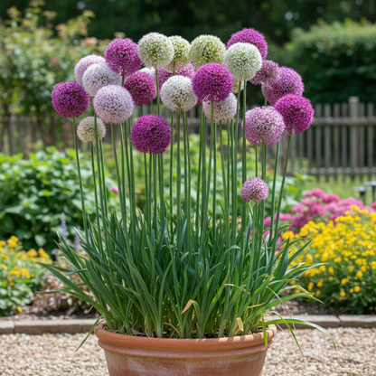 Mix Giant Allium Giganteum Flower Seeds – Stunning Perennial Blooms