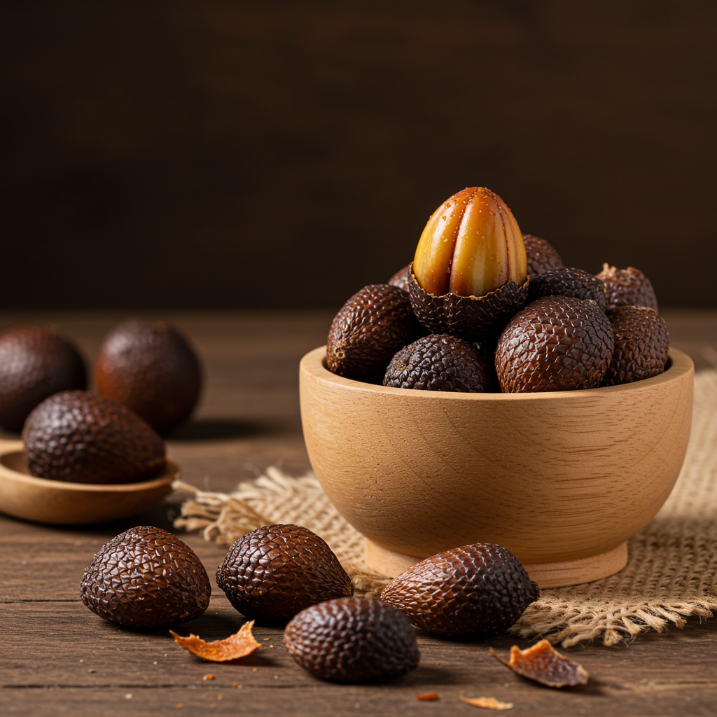 Salak Seed – Snakeskin Fruit Seeds (Salacca zalacca) – 20 pcs