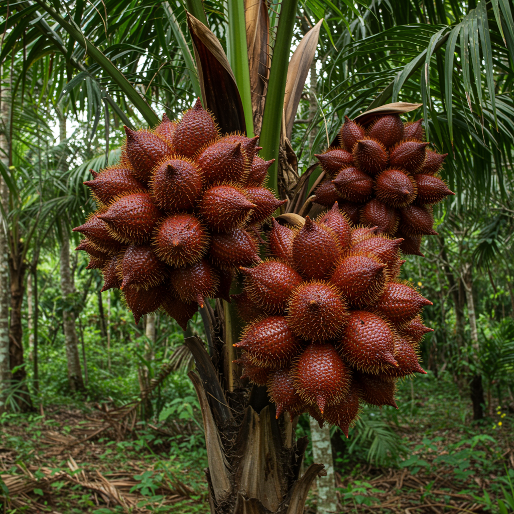 Salak Seed – Snakeskin Fruit Seeds (Salacca zalacca) – 20 pcs