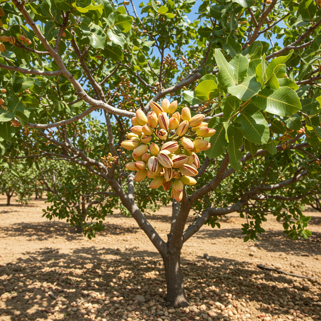 Pistachio Nut Tree Seeds – Pistacia vera Fruit Tree Seeds with Delicious Nuts