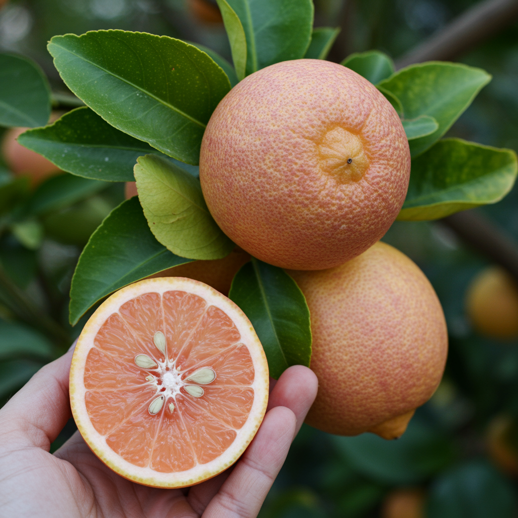 Pink Variegated Lemon Seeds – Grow Unique Striped Citrus Fruits at Home